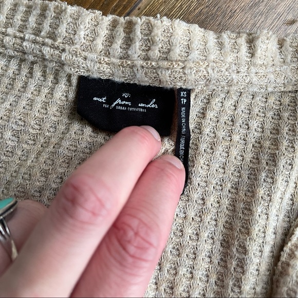 Urban Outfitters Cozy Waffle Knit Top - Picture 8 of 16